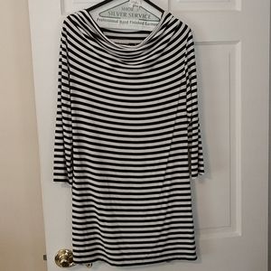 Striped tunic top